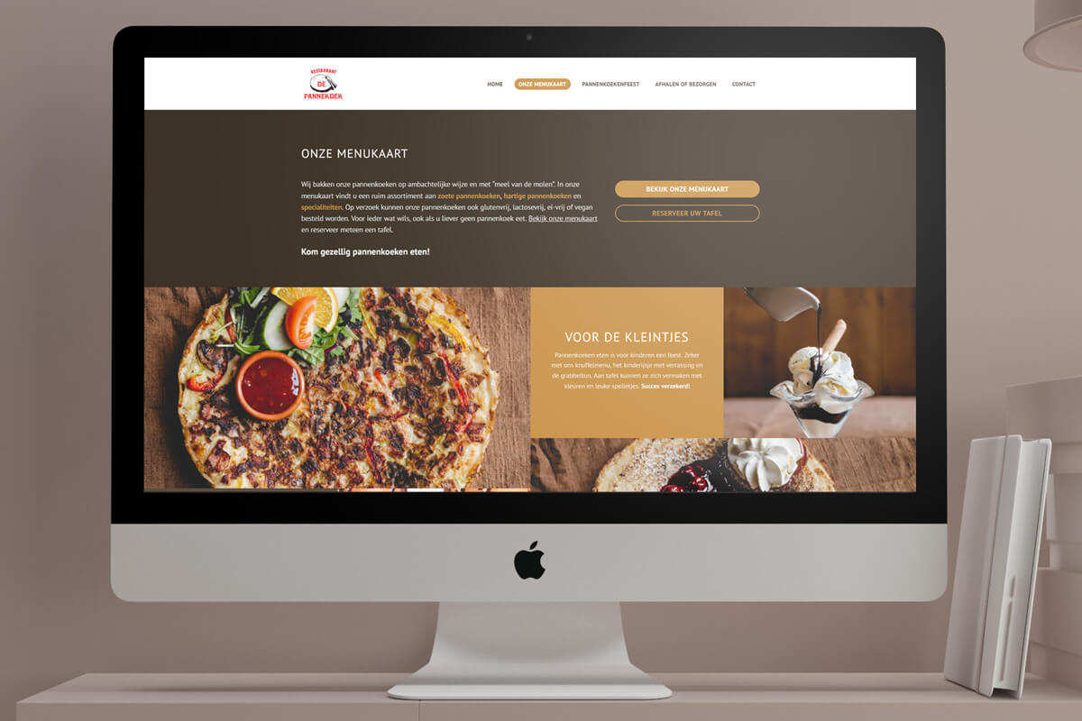 website Restaurant De Pannekoek Beekbergen