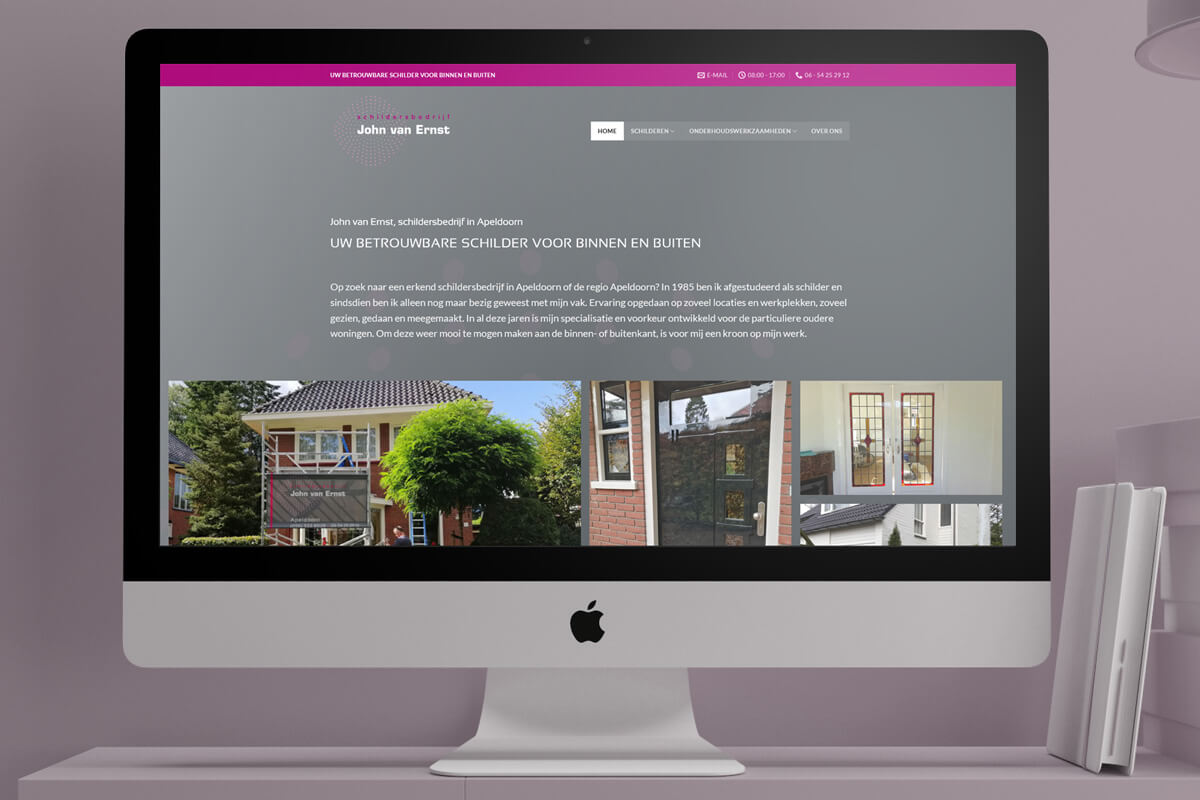 website Schildersbedrijf John van Ernst