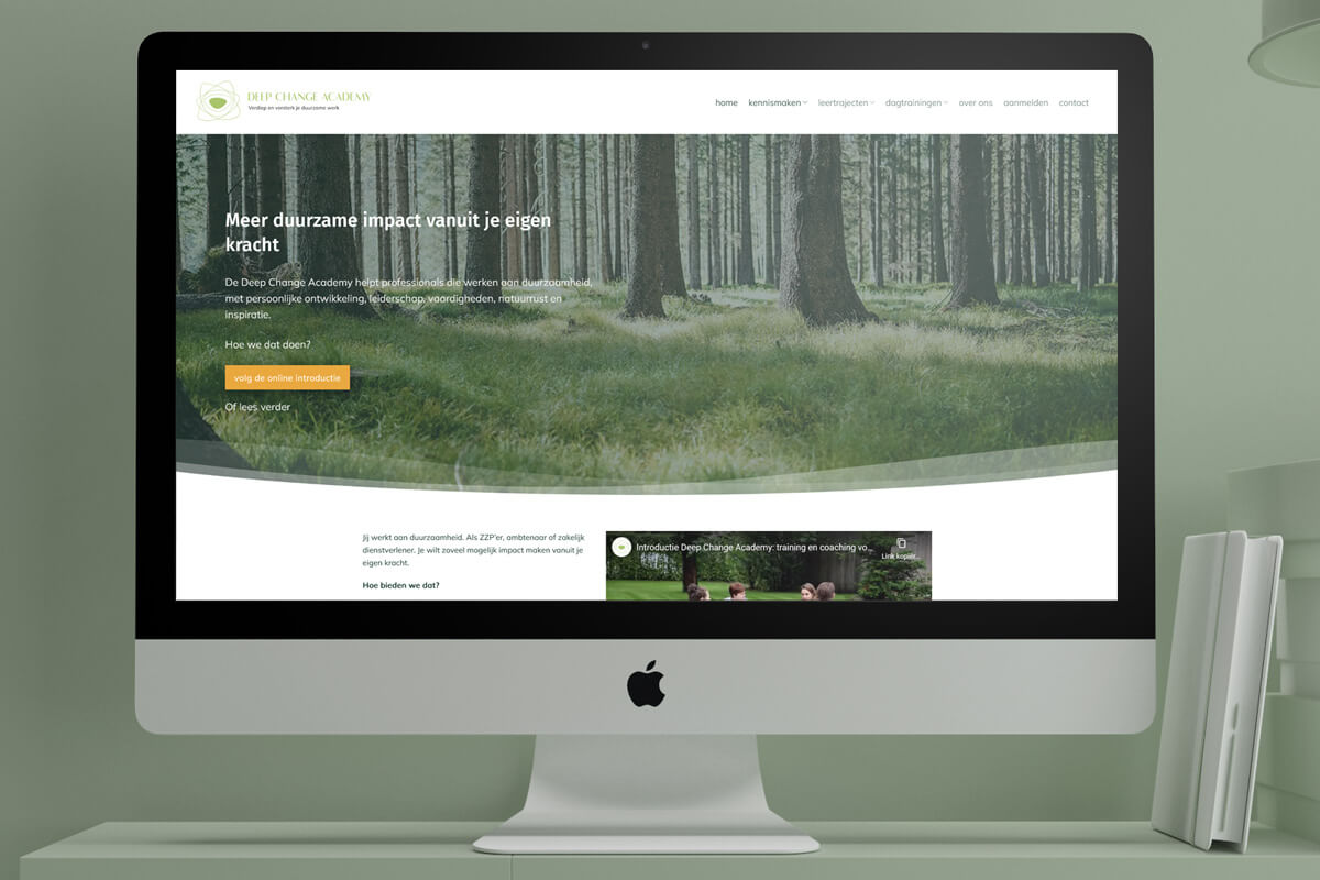 website Deep Change Academy