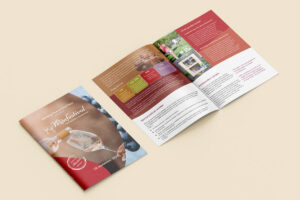 folder A5 Wijnfestival Stichting Deel en Geef Door