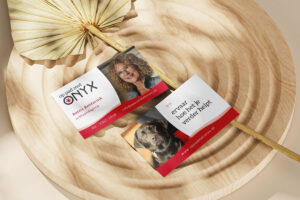 Visitekaartjes Op Pad met Onyx