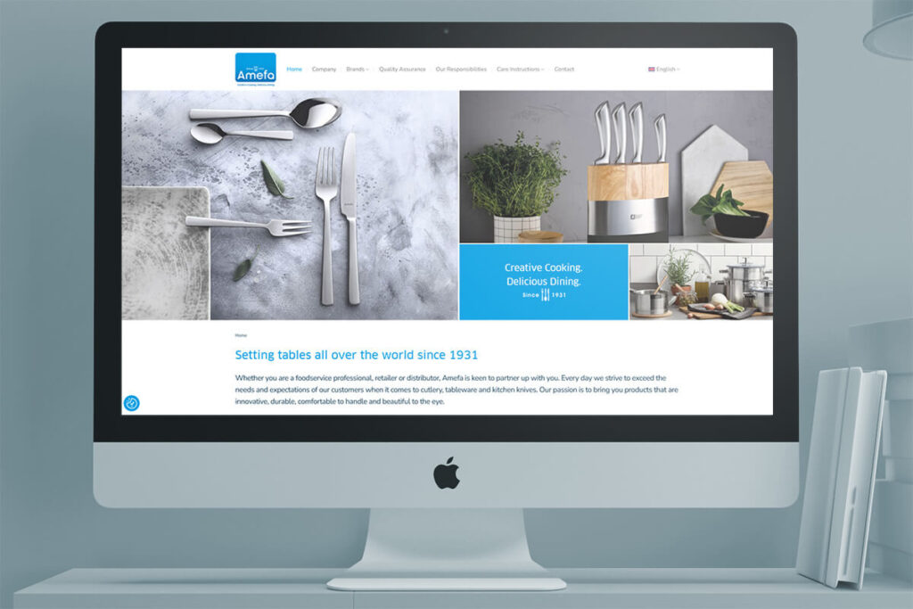 corporate website Amefa